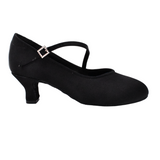 Cecilia | Black Satin | Ballroom Pointed Toe | 5.5cm Heel