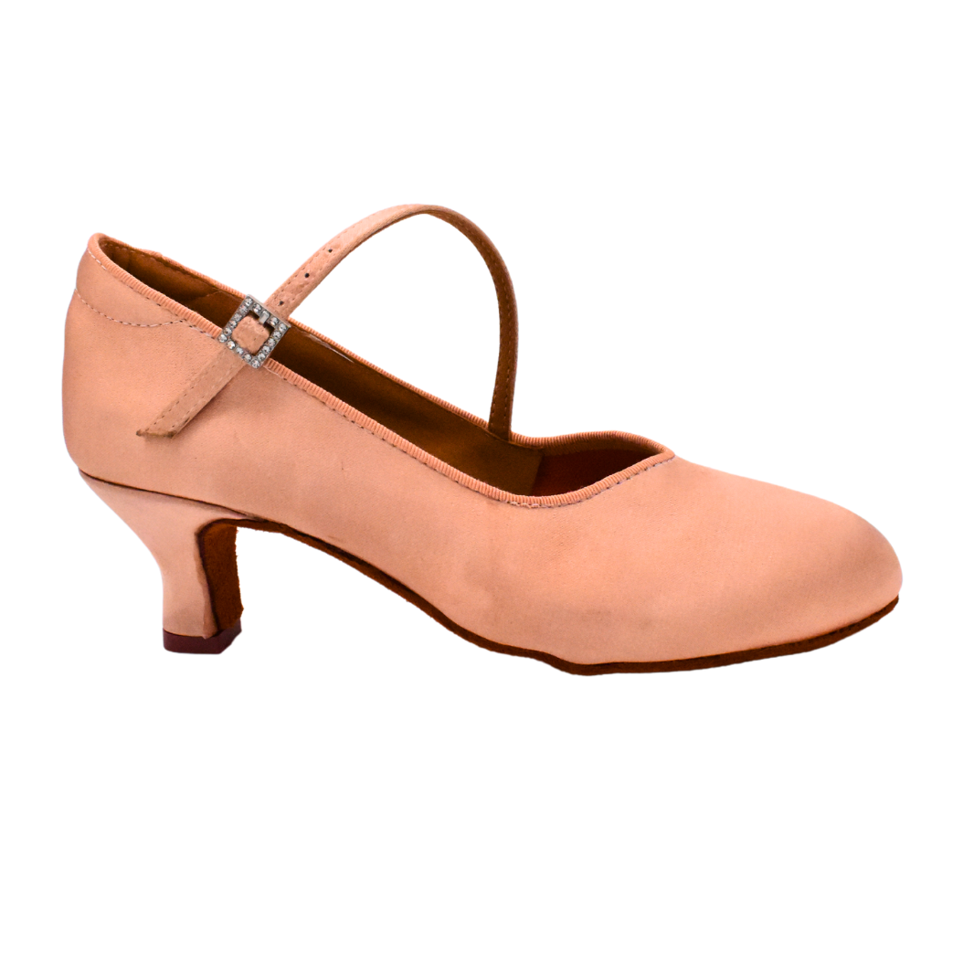 Cecilia | Pink Satin | Ballroom Pointed Toe | 5.5cm Heel