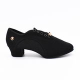 Florentina | Black | Mesh Sides | Woman's Practice Dance Shoes