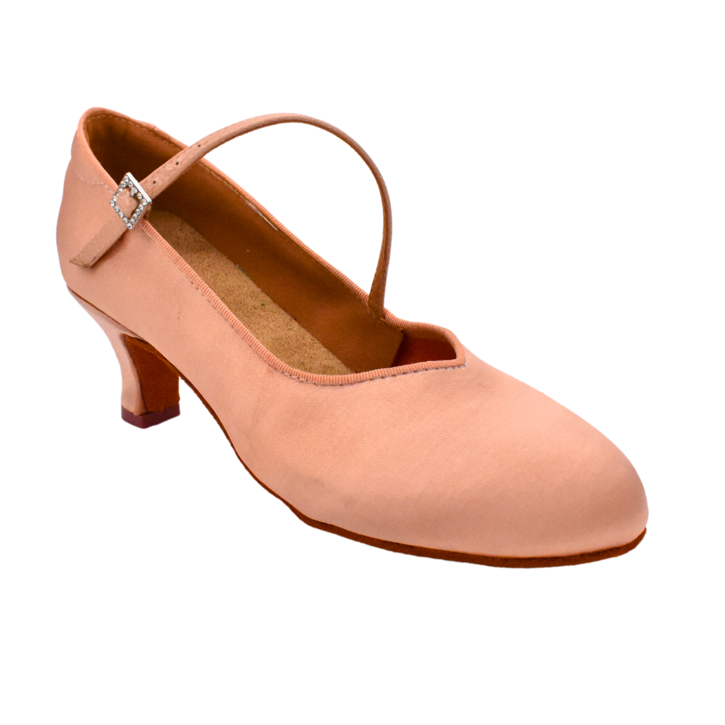 Cecilia | Pink Satin | Ballroom Pointed Toe | 5.5cm Heel