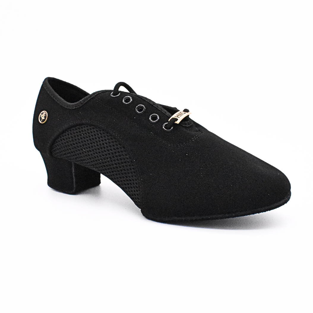 Florentina | Black | Mesh Sides | Woman's Practice Dance Shoes