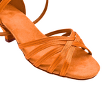 Alba | Tan Satin | Women's Latin Dance Shoes | 5.5cm Heel