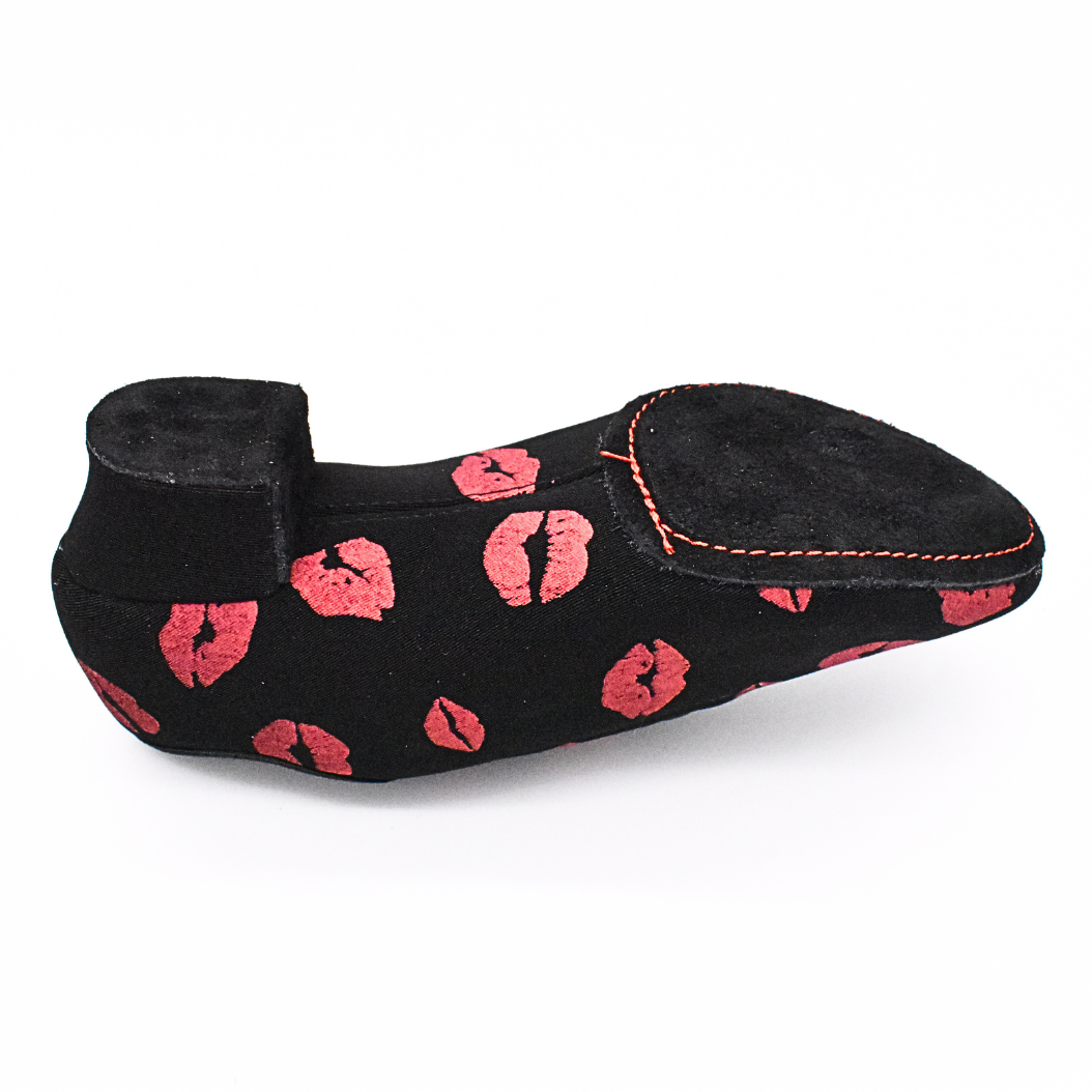 Florentina | Black | Red Lip | Woman's Practice Dance Shoes