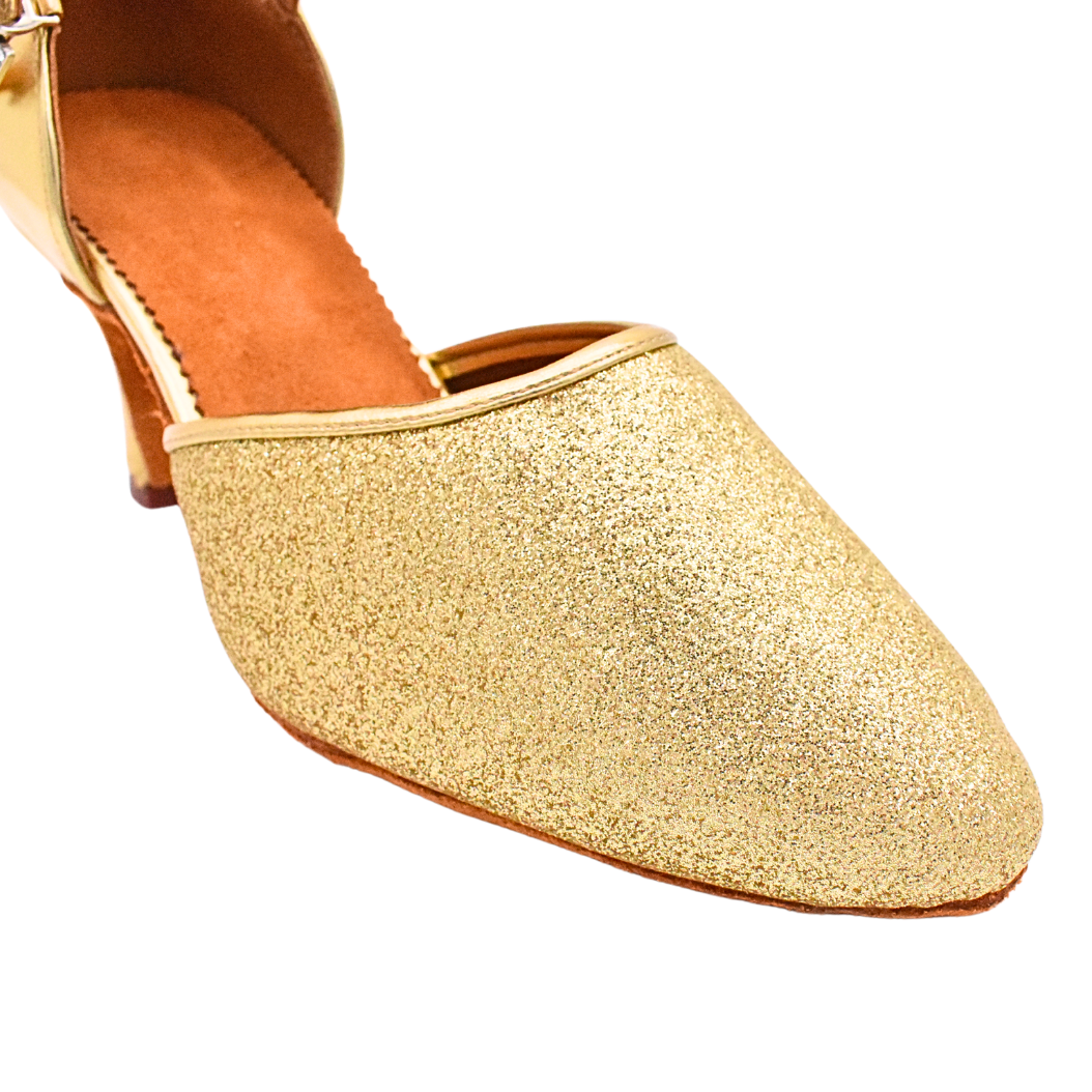 Fabricia | Gold Glitterball | Mixed Use | 5.5cm Heel